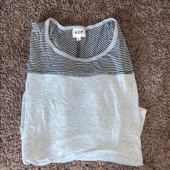 The Buckle H.I.P. Long Sleeve Striped Soft Top Sm - Picture 2 of 4